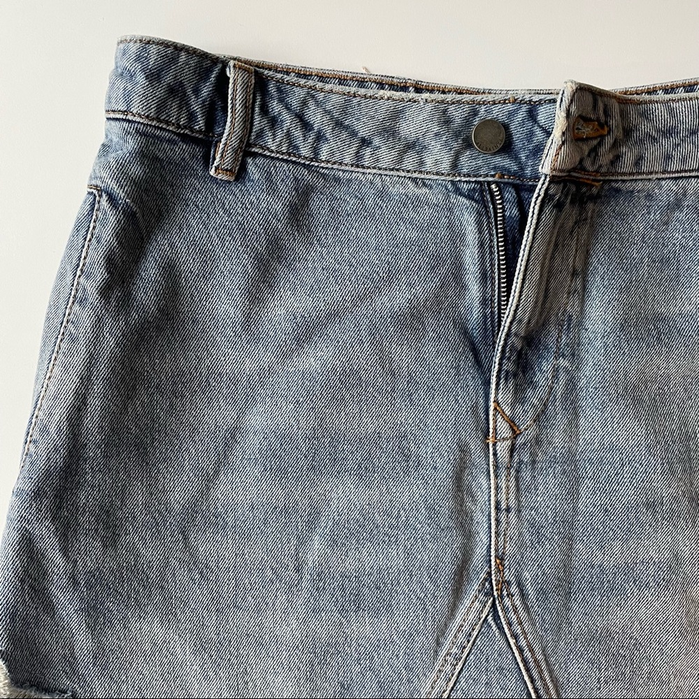 All Saints Denim Mini Skirt - Picture 2 of 15
